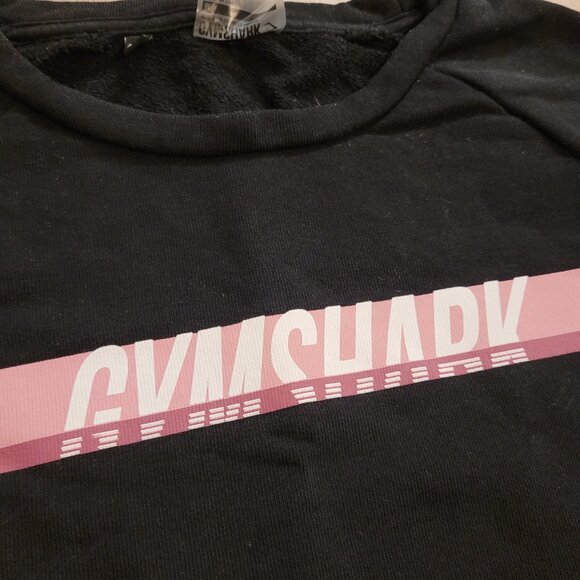 GYMSHARK | Cropped Sweatshirt Cotton T-Shirt | Sz. M - Picture 2 of 8